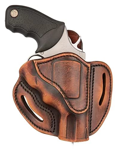 1791 Gunleather K-Frame Holster Fits 2.75" Barrel GP100, S&W 686, Model 66 | American Leather, Concealed OWB Carry thumbnail 1