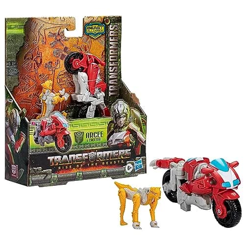 Transformers Rise of the Beasts Beast Alliance 2-Pack Arcee & Cheetor Toys, 5-inch | Epic Movie-Inspired Battle Set for Kids 6+ thumbnail 1