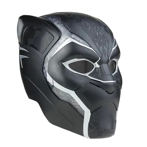 Marvel Legends Black Panther Electronic Roleplay Helmet | Movie-Accurate, Adjustable Fit, Vibranium FX thumbnail 4