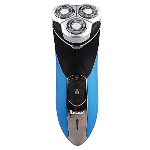 Barbasol Rechargeable Electric Wet and Dry Rotary Shaver with Pop Up Trimmer | 60 Min Shave Time thumbnail 6