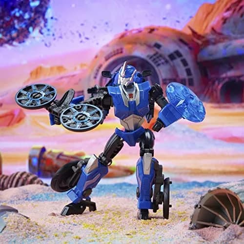 Transformers Toys Generations Legacy Deluxe Prime Universe Arcee Action Figure | 5.5-inch Kids Ages 8+ thumbnail 2