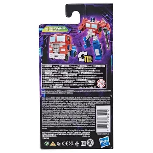 Transformers Generations Legacy Core Optimus Prime Action Figure 8.9cm (3.5-inch) | G1-Inspired Robot Toy thumbnail 3