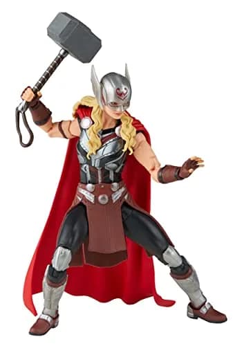 Marvel Legends Series Thor: Love and Thunder Mighty Thor Action Figure 6-inch Collectible Toy, 4 Accessories, 1 Build-A-Figure Part thumbnail 1