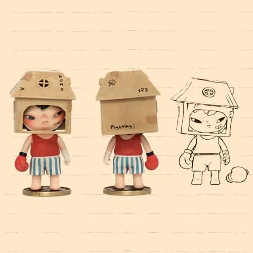POP MART Hirono The Other One Blind Box Figure 6.6-9.2cm (2.6-3.62in) | ASTM-Tested Non-Toxic Toy thumbnail 2