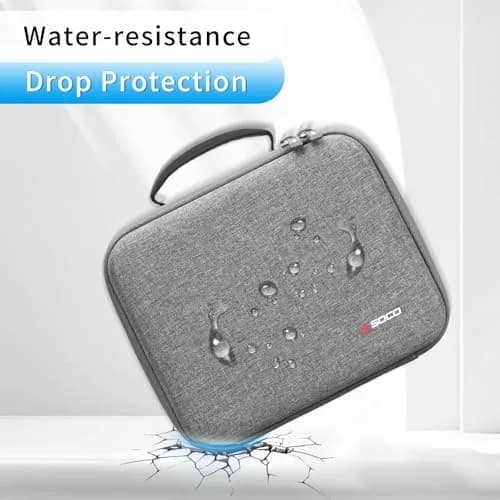 RLSOCO Hard Case Compatible With Shure MV7+ / MV7X / MV6 / MV7 / MV7i & SM7B / SM7dB - Grey | Durable & Water-Resistant thumbnail 6