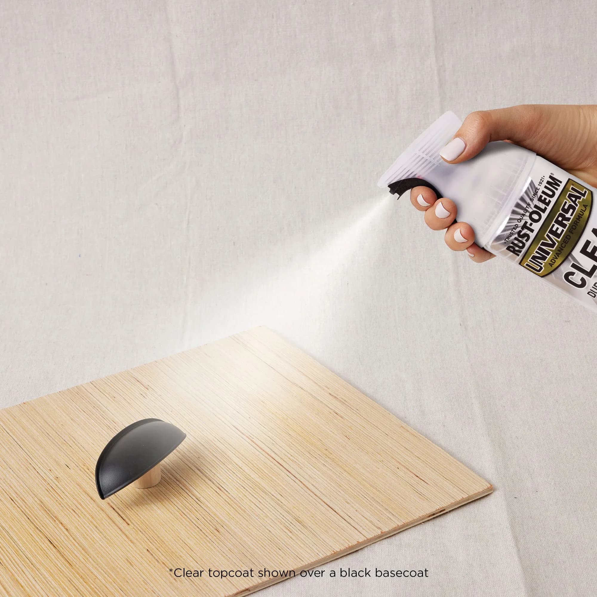 Rust-Oleum Universal All Surface Clear Topcoat Spray, Dead Flat Clear, 11 oz (312 g) | Professional Grade Paint for Wood, Metal, Plastic - view 5