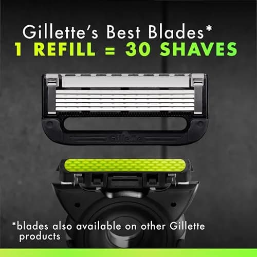 Gillette Labs Razor for Men, Handle + 4 Refills | Exfoliating & Magnetic Stand thumbnail 7