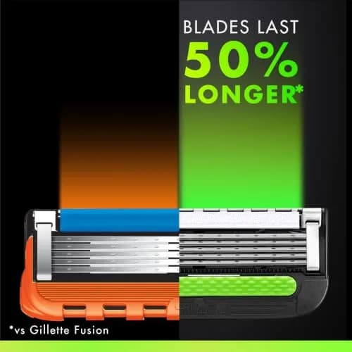 Gillette Labs Razor for Men, Handle + 4 Refills | Exfoliating & Magnetic Stand thumbnail 8