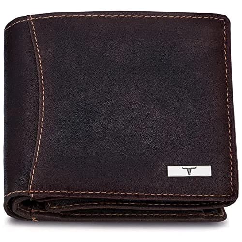 URBAN FOREST Oliver Leather Wallet for Men, Vintage Brown, RFID Protected | 13cm x 11.4cm x 1.27cm thumbnail 1