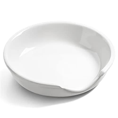 LE TAUCI Ceramic Spoon Rest, 4.8 Inch | White Kitchen Spoon Holder for Stove & Counter thumbnail 1