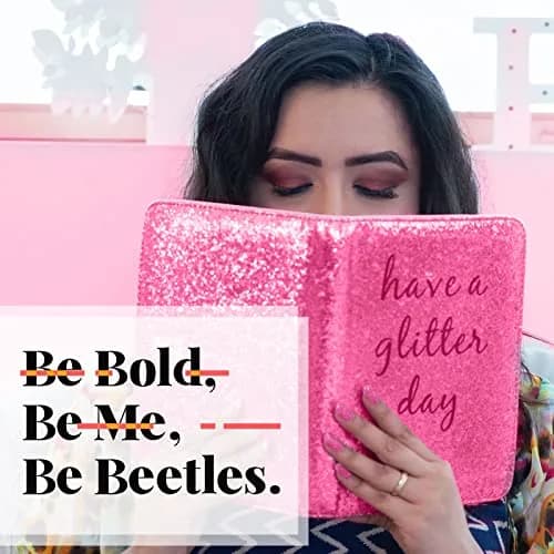 Beetles Glitter Gel Nail Polish - 15ml Hot Pink Reflective Diamond Color | 0.51 Fl Oz (15ml) UV/LED Cure thumbnail 6