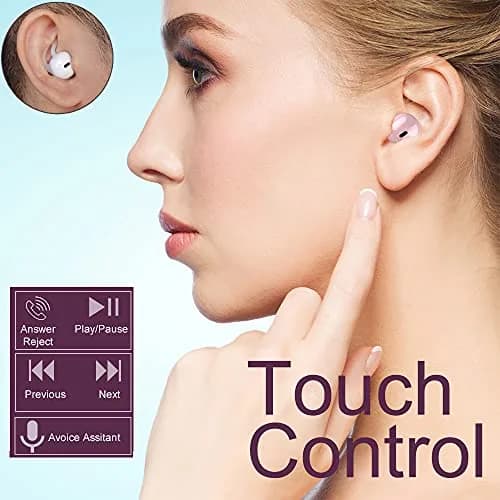 eleror Pro X6s Mini Wireless Bluetooth Earbuds White | 6mm Dynamic Driver, 15m Range thumbnail 5