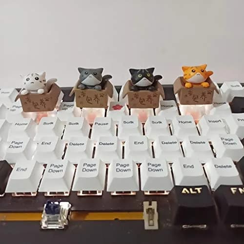 Mirai Past White Keycap Esc | Custom Cartoon Anime Backlit OEM R4 3.5x3.5cm thumbnail 4