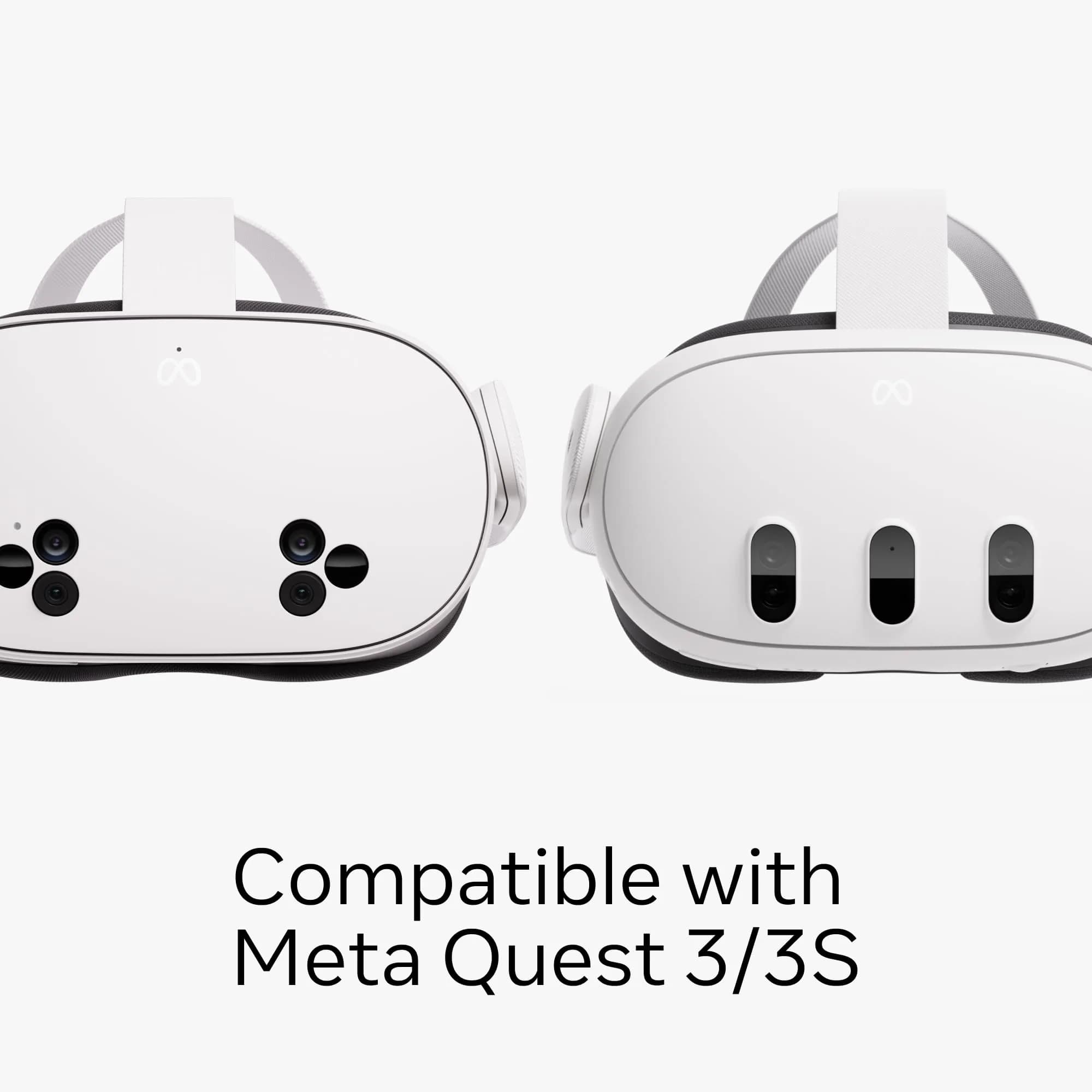 Meta Quest Compact Carrying Case for Quest 3/3S & Controllers | 25.8cm (10.16in) Black - view 5