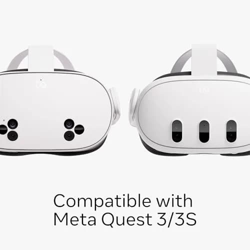 Meta Quest Compact Carrying Case for Quest 3/3S & Controllers | 25.8cm (10.16in) Black thumbnail 5