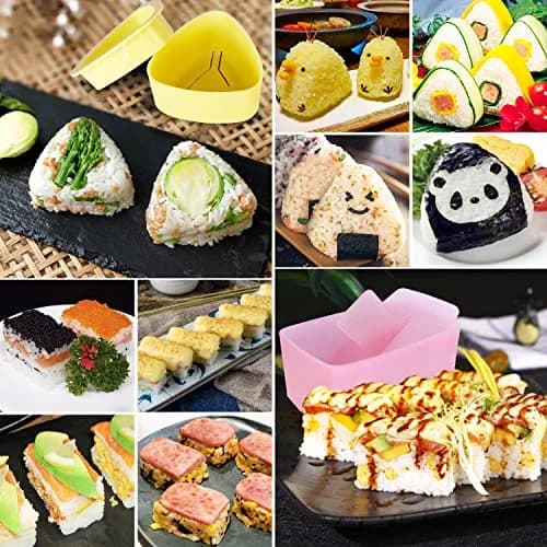TAORISH Onigiri Mold 3 Pack Triangle Rice Ball Maker for Kid Lunch Bento & Home DIY | Durable Plastic thumbnail 6