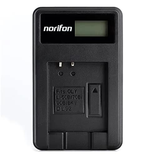 Norifon NP-BK1 LCD USB Charger for Sony Cyber-Shot DSC-S750, DSC-S780, DSC-S950, DSC-S980, DSC-W180, DSC-W190, DSC-W370, MHS-PM5, Webbie HD, Webbie MHS-PM1 thumbnail 1