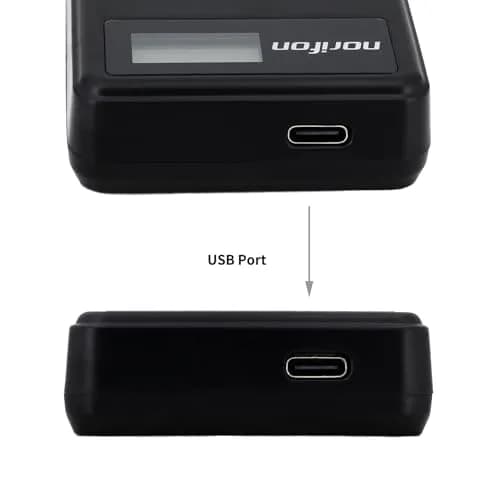 Norifon NP-BK1 LCD USB Charger for Sony Cyber-Shot DSC-S750, DSC-S780, DSC-S950, DSC-S980, DSC-W180, DSC-W190, DSC-W370, MHS-PM5, Webbie HD, Webbie MHS-PM1 thumbnail 6
