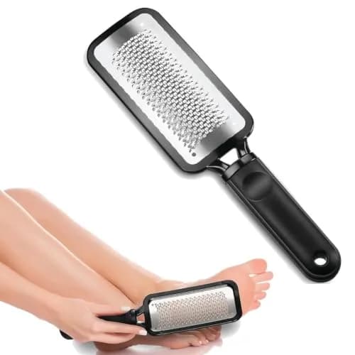 Temperia Professional Metal Foot Scrubber Tool 25.9 cm (10.2 inch) | Removes Dead Skin & Calluses thumbnail 1
