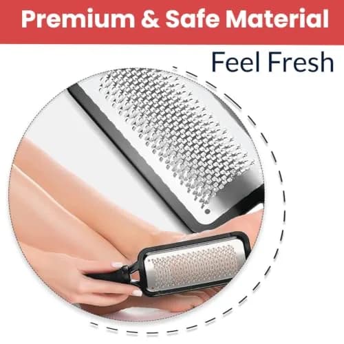 Temperia Professional Metal Foot Scrubber Tool 25.9 cm (10.2 inch) | Removes Dead Skin & Calluses thumbnail 7