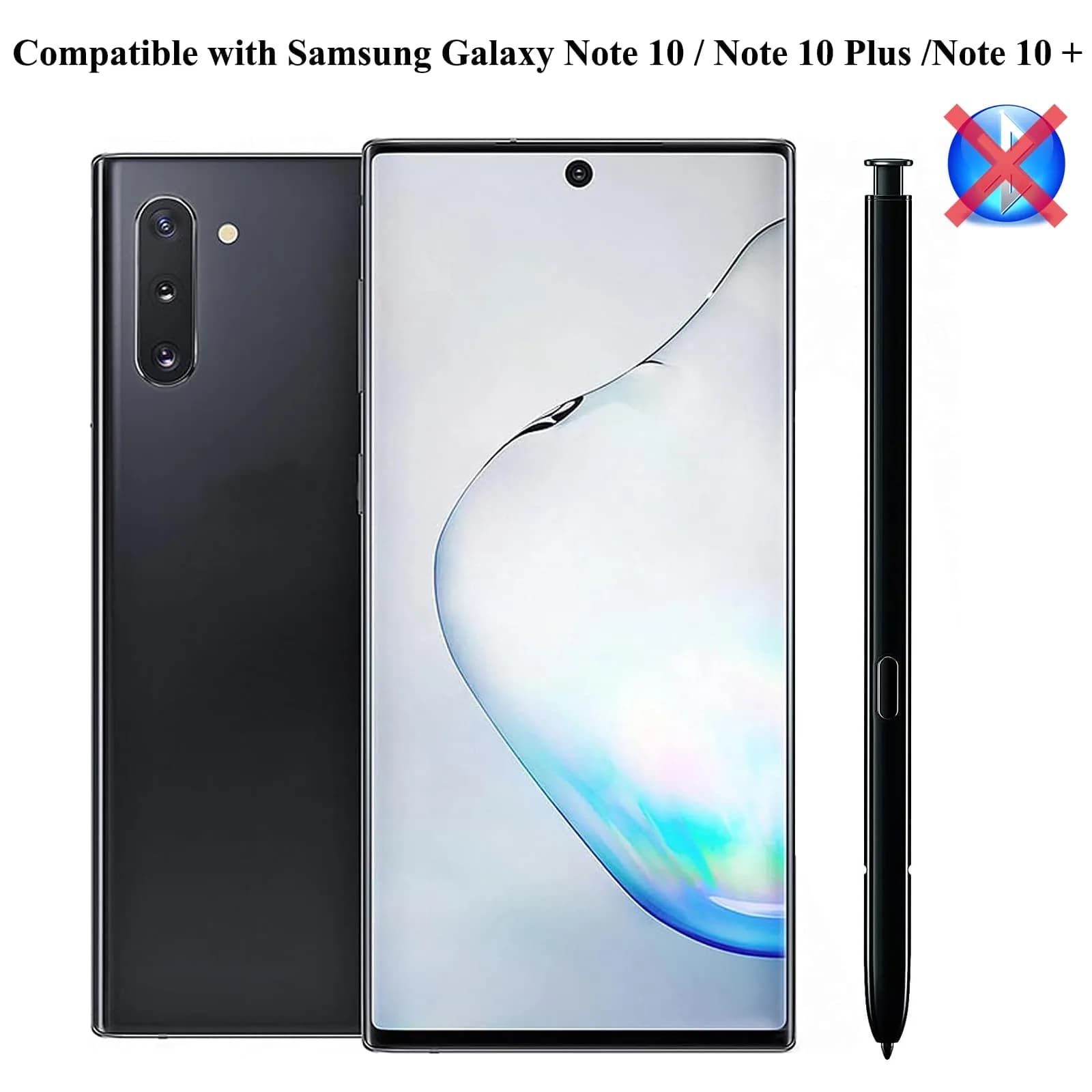 PCTC Aura Black Stylus Pen for Samsung Galaxy Note 10/10+ 5G | 4096 Levels Pressure - view 2