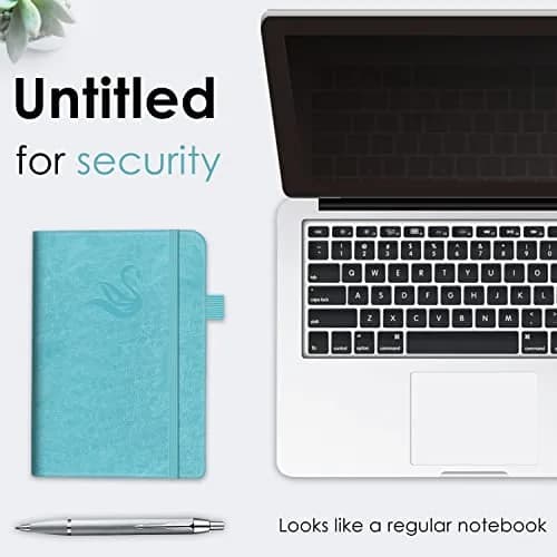 JXSELECT Password Book with Alphabetical Tabs - Hardcover Password Organizer 5.2" x 7.6" | Secure Password Keeper thumbnail 2
