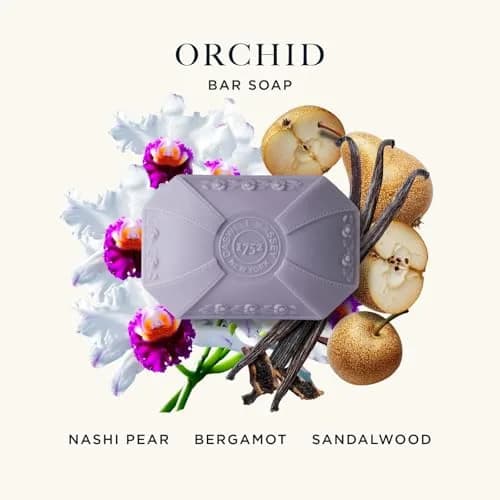 Caswell-Massey Orchid Natural Bar Soap 3.5 oz | Moisturizing, Plant-Based Formula for All Skin Types thumbnail 2