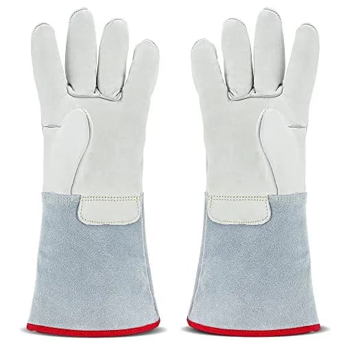 Bonvoisin Cryogenic Gloves 14.2" / 36cm Long | Liquid Nitrogen & Cold Storage Safety thumbnail 1