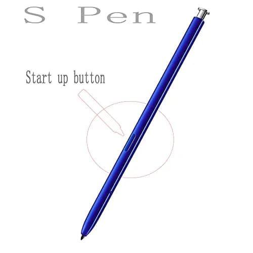 CaoXiong Stylus Pen Replacement for Samsung Galaxy Note 10/Note 10 Plus 8cm (3.15in) | Aura Glow Silver thumbnail 2