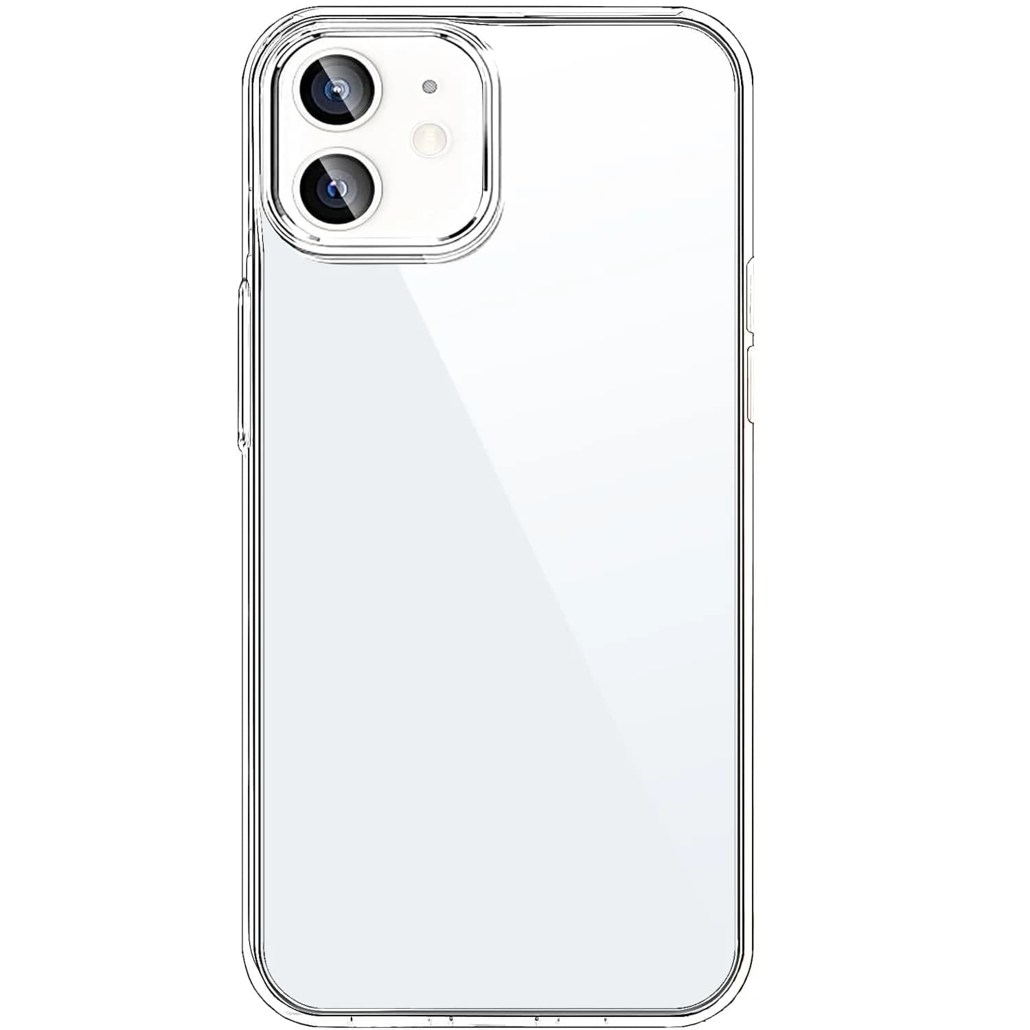 TENOC Clear Case for iPhone 12 & iPhone 12 Pro 6.1 Inch | Shockproof TPU Bumper with Camera Protection - main product image