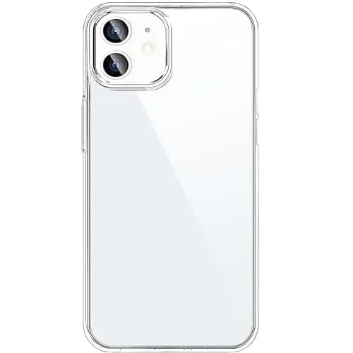 TENOC Clear Case for iPhone 12 & iPhone 12 Pro 6.1 Inch | Shockproof TPU Bumper with Camera Protection thumbnail 1