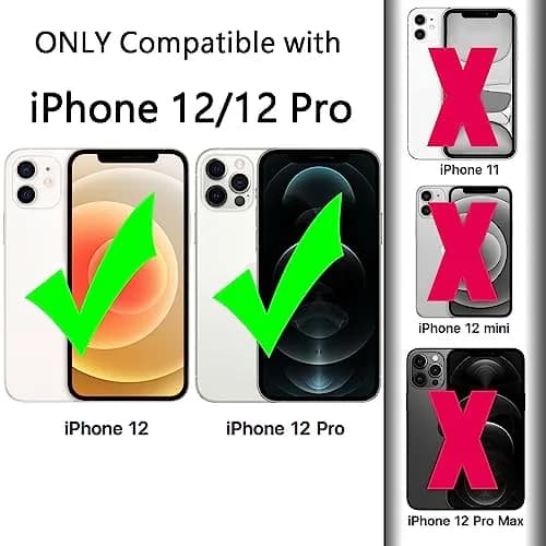 TENOC Clear Case for iPhone 12 & iPhone 12 Pro 6.1 Inch | Shockproof TPU Bumper with Camera Protection thumbnail 3