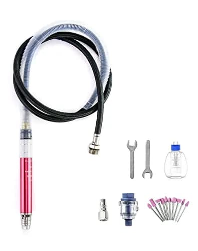 QWORK Air Micro Grinder 1/8" Collet 65000 RPM | Pneumatic Pencil Die Grinder for Polishing and Cutting thumbnail 8