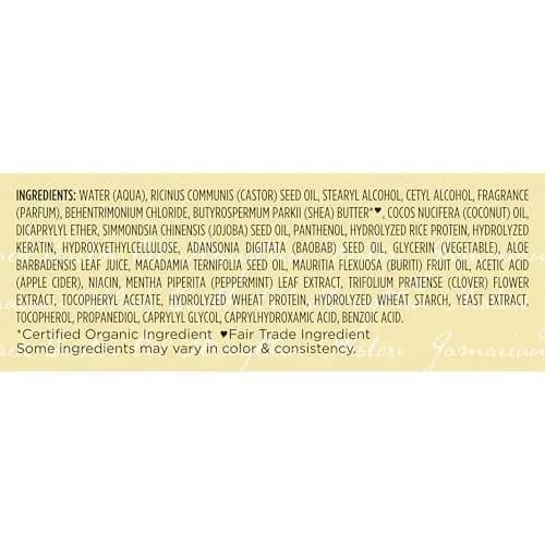 Shea Moisture Jamaican Black Castor Oil Strengthen & Restore Leave-In Conditioner 20 Fl Oz (591ml) | For Damaged Hair, Breakage Control & Frizz thumbnail 8