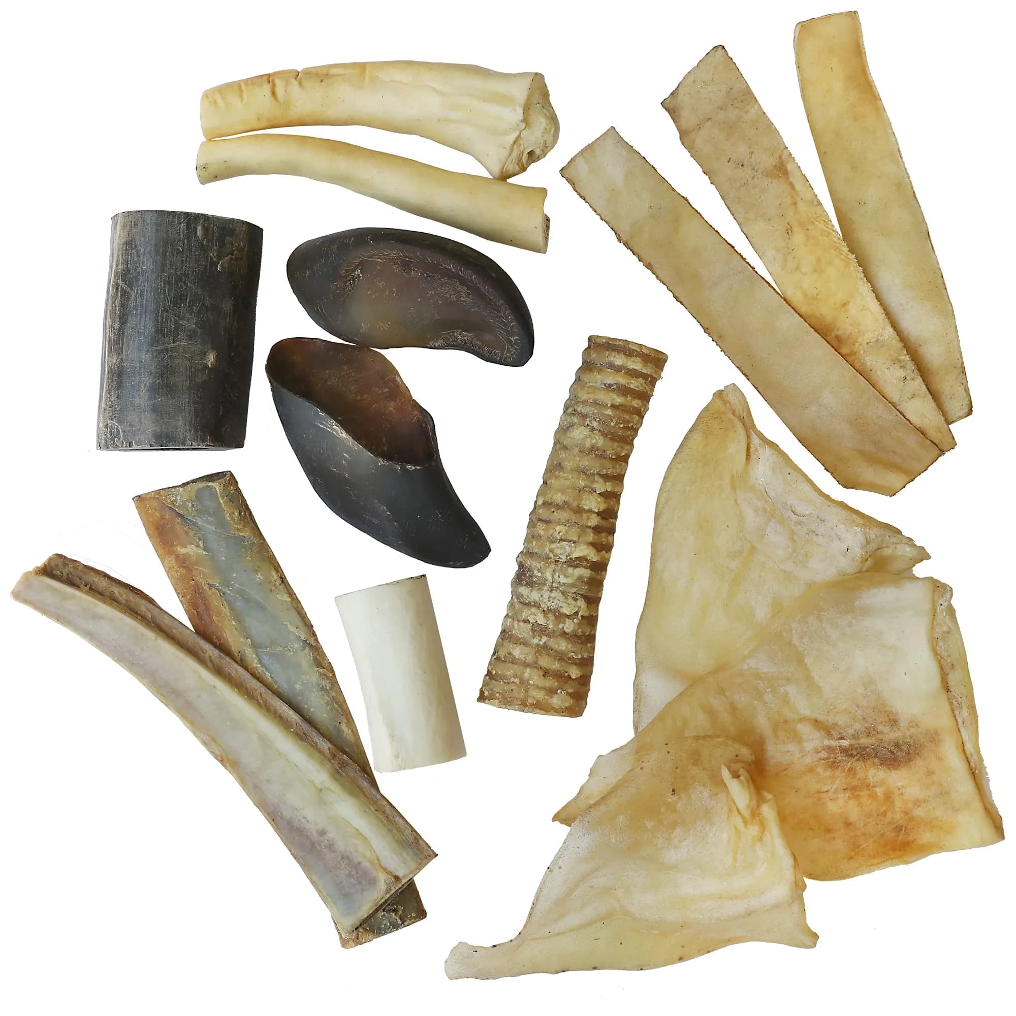 Wild Eats Water Buffalo Prime Bone Assortment Dog Chews 15 Pack | Grain Free, Single-Source Protein, Natural Texture - main product image