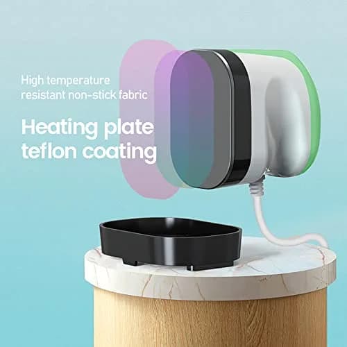 YLSCI Mini Heat Press Machine for Crafts, T Shirts, Shoes, Hats, and Small Vinyl Projects (Green) | Compact Heat Transfer Tool thumbnail 8