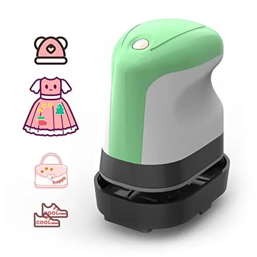 YLSCI Mini Heat Press Machine for Crafts, T Shirts, Shoes, Hats, and Small Vinyl Projects (Green) | Compact Heat Transfer Tool thumbnail 9