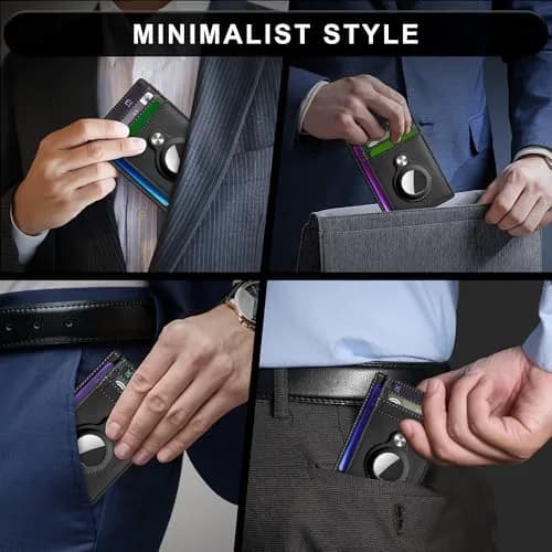 Hawanik Slim Front Pocket Wallet for Men | RFID Protected, Minimalist Card Holder (3.3" x 4.1") thumbnail 6