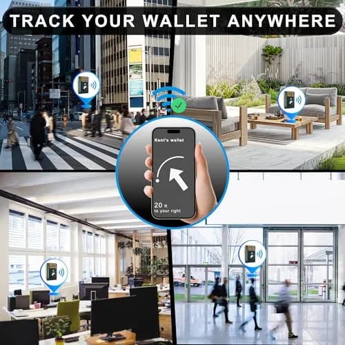 Hawanik Slim Minimalist Front Pocket Air Tag Wallet Thin Card Holder Wallet | RFID Protected, Genuine Leather, Compact for Men thumbnail 7