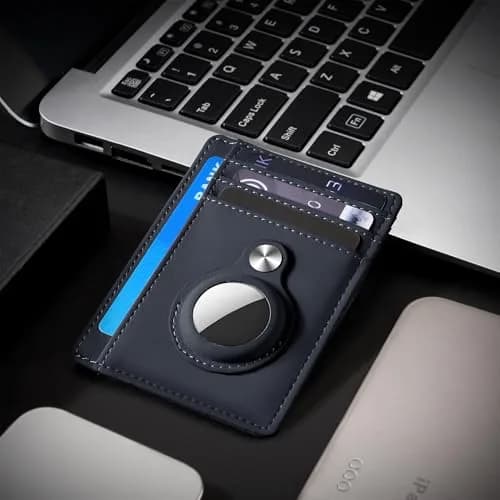 Hawanik Slim Minimalist Front Pocket Air Tag Wallet Thin Card Holder Wallet thumbnail 8