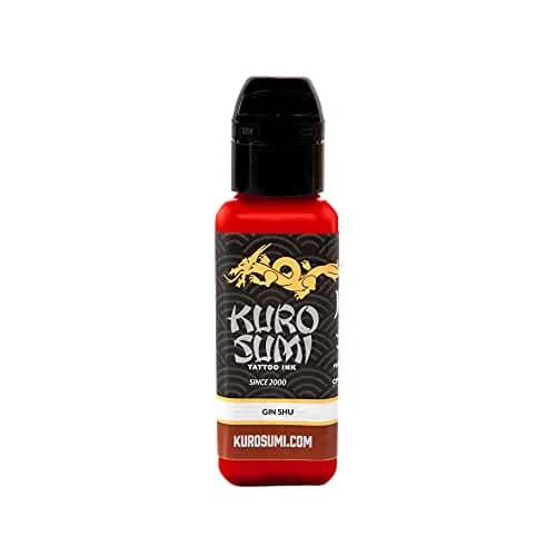 Kuro Sumi Gin Shu Red Vegan Friendly Liquid Ink 1.5 fl oz | Japanese Tradition, Bright Colors thumbnail 1