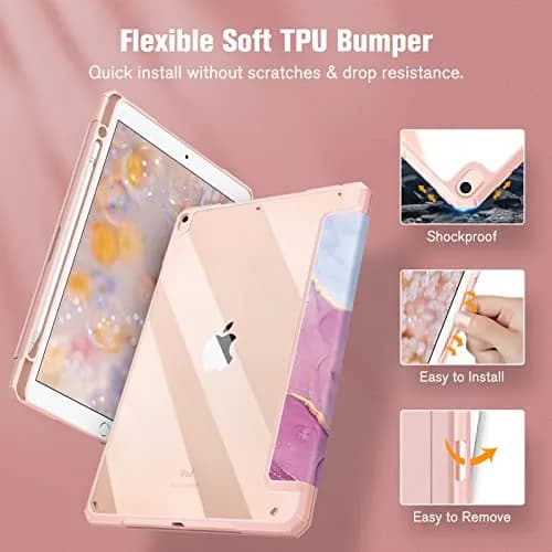 FINTIE Clear Case for iPad Air 3rd Gen 10.5" | Slim Shockproof Cover with Pencil Holder thumbnail 4
