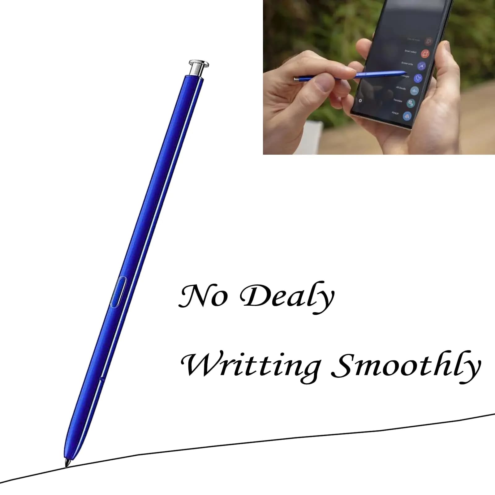 Dogxiong Silver Stylus Pen for Samsung Galaxy Note 10 Series | 4096 Pressure Levels - view 4