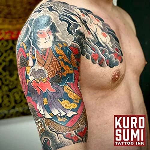 Kuro Sumi Fuji Lavender Vegan Friendly Tattoo Ink 1.5oz | Bright, Japanese Tradition, Made in USA thumbnail 3