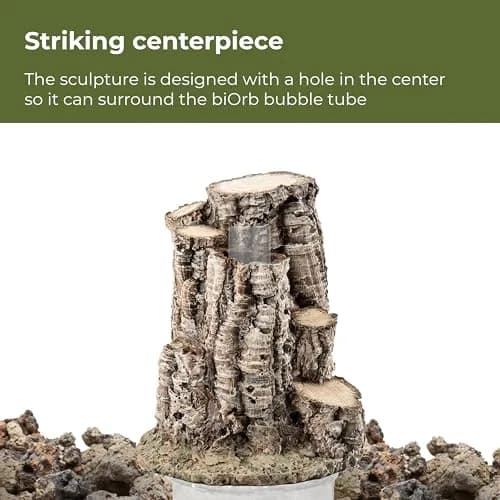biOrb Forest Rhythm Décor Set, Silver/Green/Natural, 2.74 kg (6.04 lb) | Fish Friendly Aquarium Ornament thumbnail 5