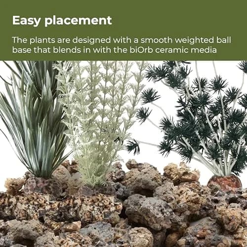 biOrb Forest Rhythm Décor Set, Silver/Green/Natural, 2.74 kg (6.04 lb) | Fish Friendly Aquarium Ornament thumbnail 6