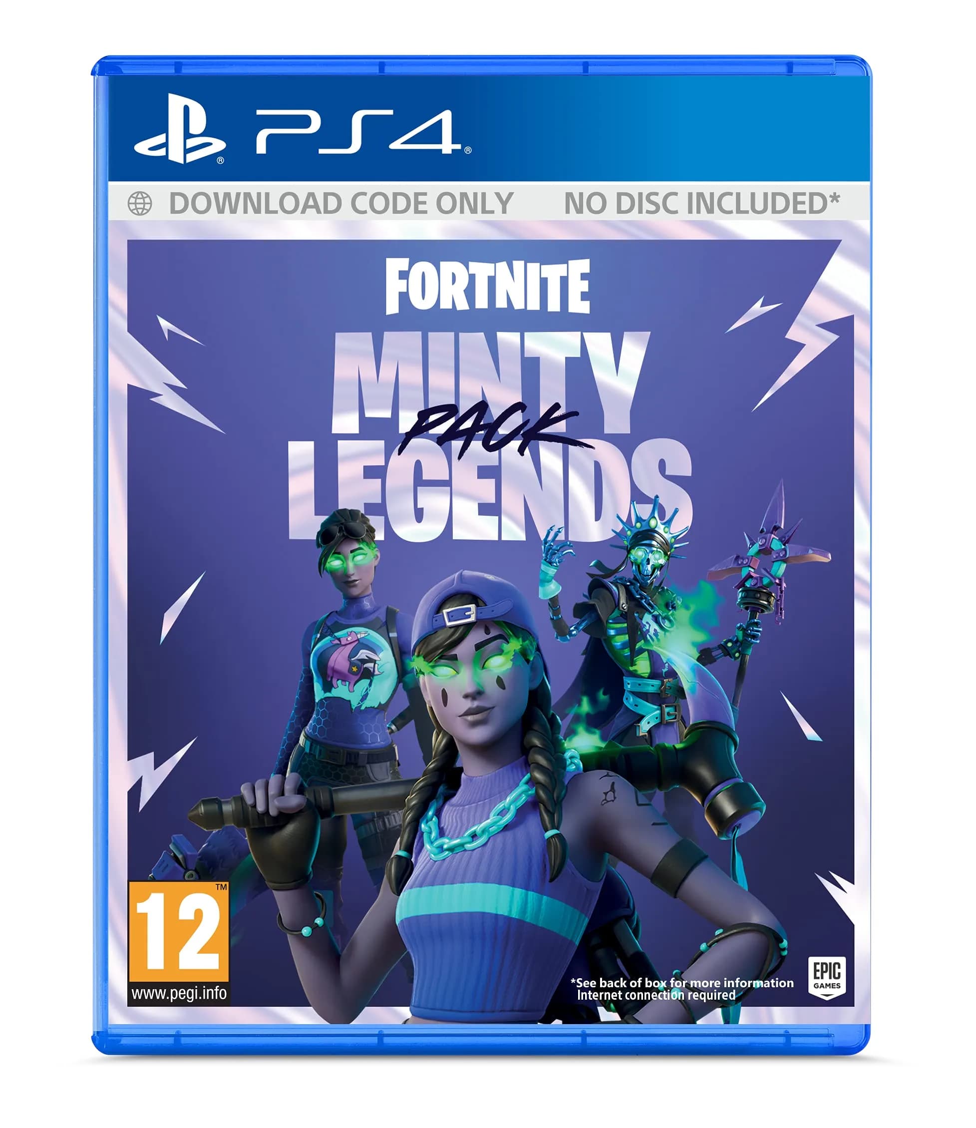 Epic Games Fortnite Minty Legends Pack for PS4 | Downloadable Game with V-Bucks & Cosmetics