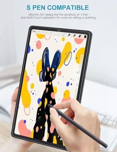 SPARIN 2 Pack Tempered Glass Screen Protector for Samsung Galaxy Tab A8 10.5 inch | 9H Hardness, 99.99% Clarity thumbnail 5