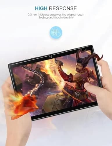 SPARIN 2 Pack Tempered Glass Screen Protector for Samsung Galaxy Tab A8 10.5 inch | 9H Hardness, 99.99% Clarity thumbnail 6