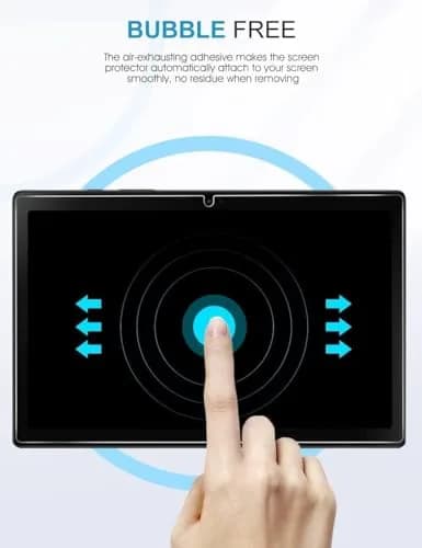 SPARIN 2 Pack Tempered Glass Screen Protector for Samsung Galaxy Tab A8 10.5 inch | 9H Hardness, 99.99% Clarity thumbnail 8